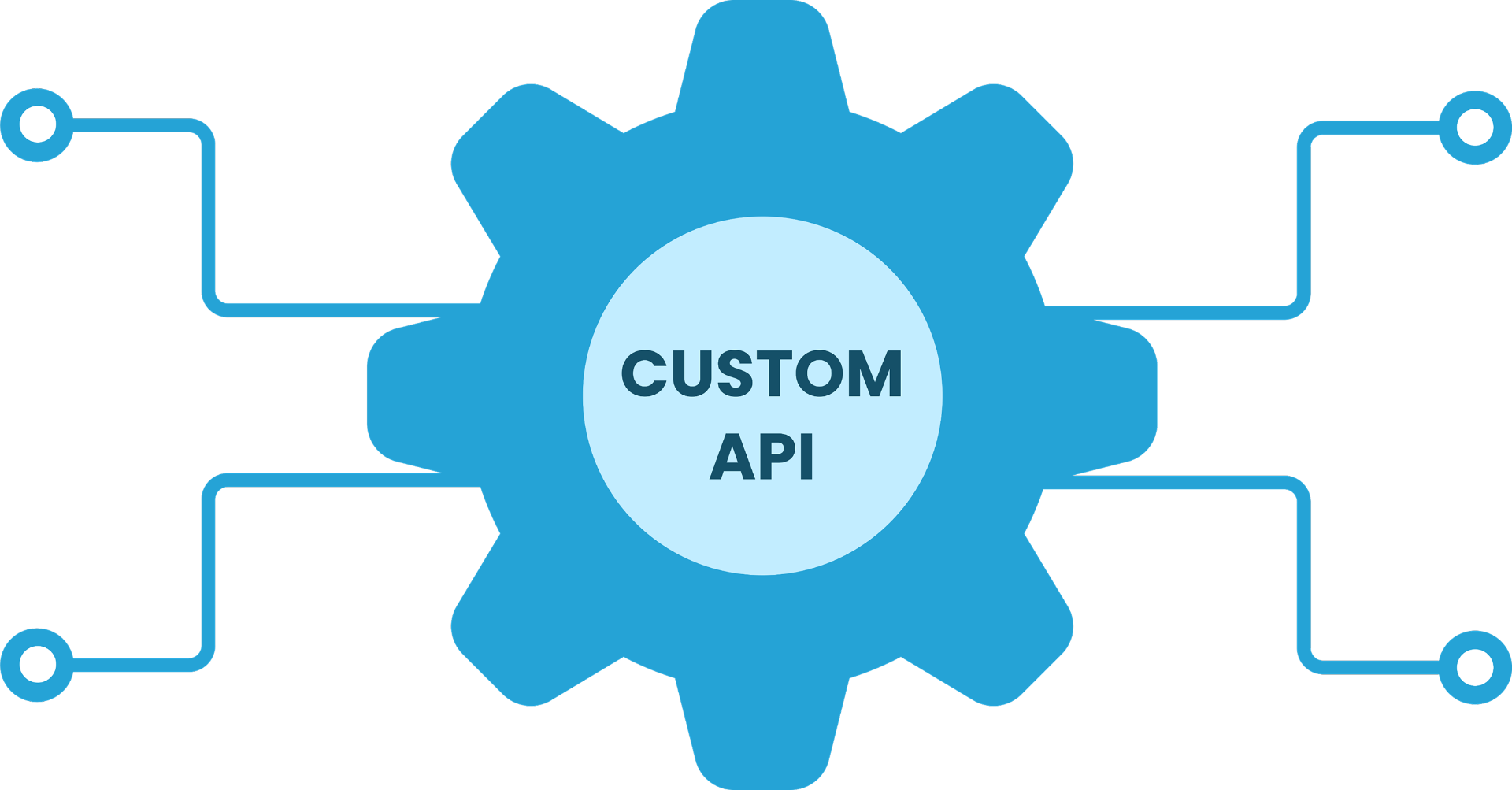 Custom API that help connects with different businesses