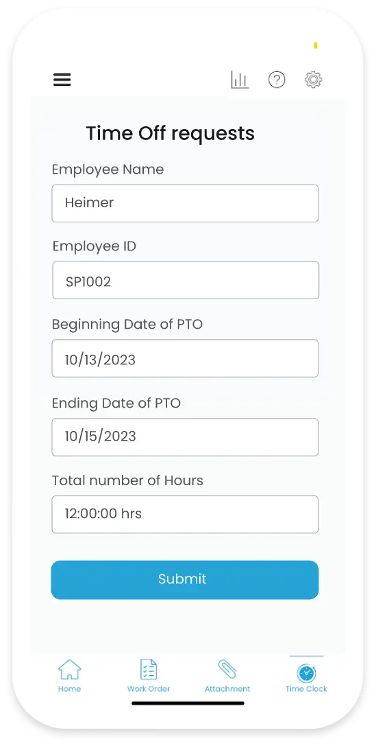 Request Unpaid Time off