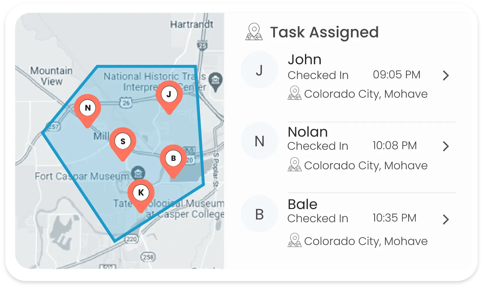 Geofence Time Tracking